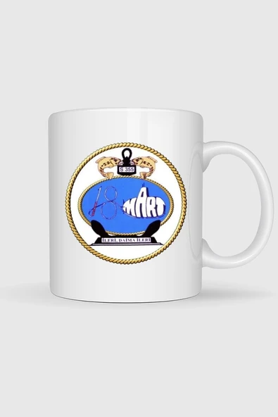 Tcg 18 Mart S355 Tasarımlı Kupa Bardak ürün görseli