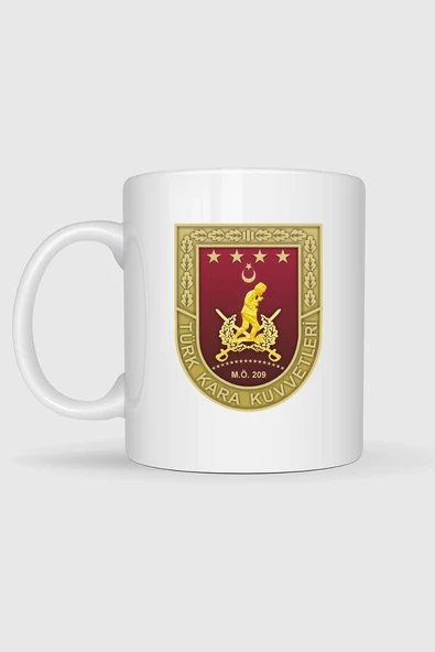 Türk Kara Kuvvetleri Tasarımlı Kupa Bardak - Resim 2