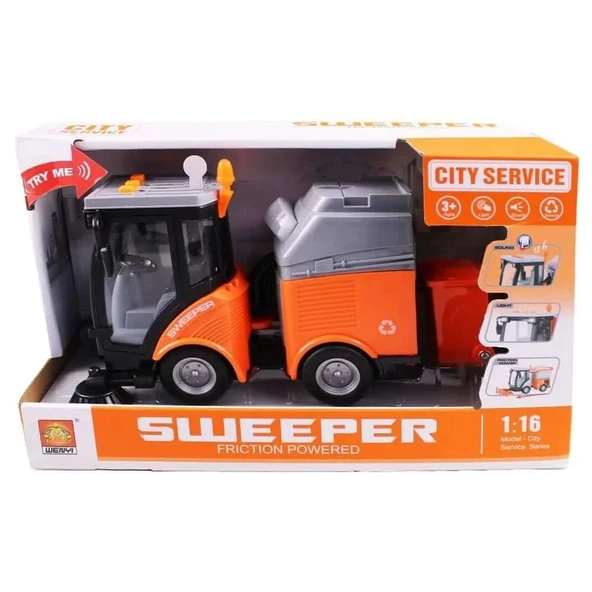 Yol Süpürme Şehir Temizleme Aracı City Service - 5