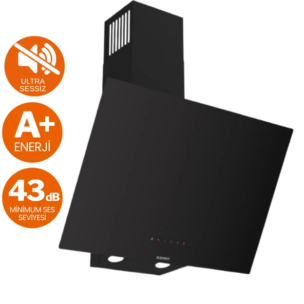 Ferre FryArt &FlowArt Avena Sessiz Davlumbaz Elektrikli Siyah Ank. Set (D077-SA + MS261 + QEP63CS) - Resim 2