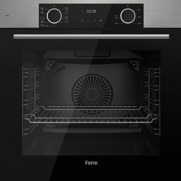 Ferre FryArt&FlowArt Rivo Sessiz Davlumbaz Elektrikli Inox-Siyah Ank. Set(D080-SA + MS261 + XE63MI) - Resim 3
