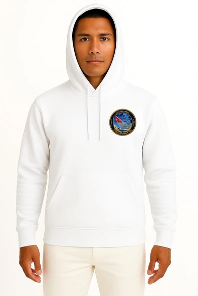 Kapüşonlu Tcg İstanbul F-515 Cep ve Sırt Tasarımlı Unisex Sweatshirt - Resim 4