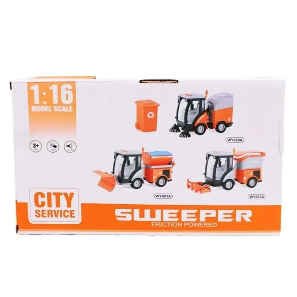 Yol Süpürme Şehir Temizleme Aracı City Service - 6