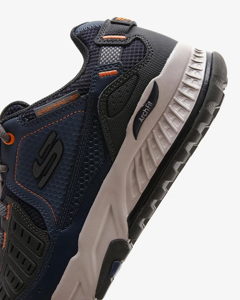 Skechers ARCH FİT ESCAPE PLAN Lacivert/Turuncu Lacivert/Turuncu 42 - Resim 9