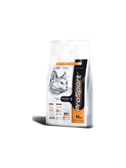 Prosport Tavuklu Yetişkin Kedi Maması 15 kg ürün görseli 1