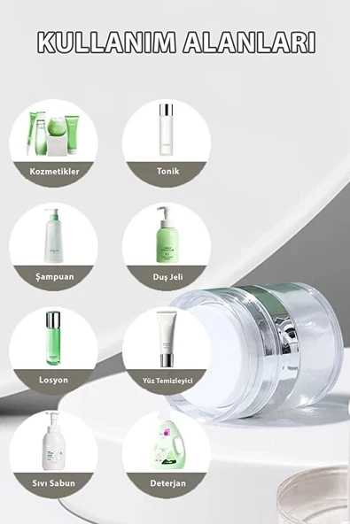 Mucit Home 2 Adet Şeffaf Krem Kutusu Doldurulabilir Pompalı Boş Krem Vücut Yağı Saklama Kutusu Cilt Bakım Seti - Resim 4