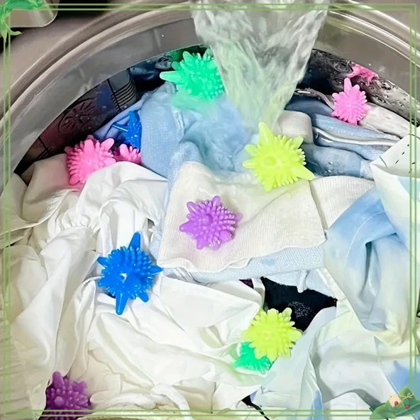 Mucit Home 5 Adet Çamaşır Makine Topu Lekelere Karşı Koruma, Karışıklık Önleme, Düğüm Önleyici - 3