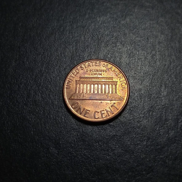 Escoines Koleksiyon 3996368f41ebd2818d 1991 ABD-one Cent CA eski yabancı madeni para - Resim 3