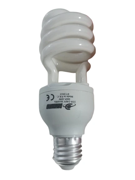 30 Watt E27 Duy Spiralli Beyaz Işık Tasarruflu Ampul (10 adet) - Resim 3