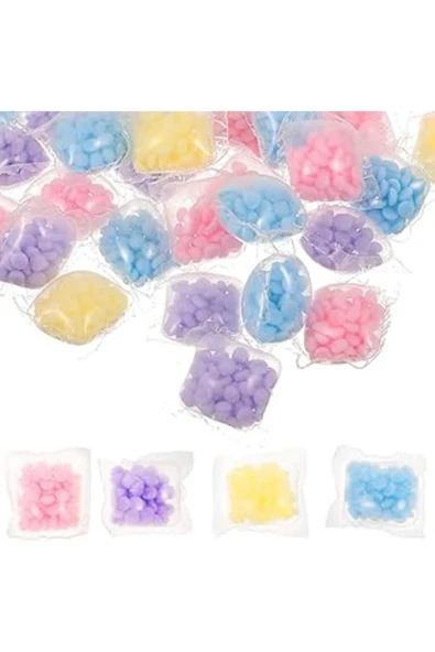 Mucit Home 50 adet Mini Çamaşır Kokusu Granül Çamaşı Parfümü Boncuk Yumuşatıcı (Çeşitli Renkler) - 5