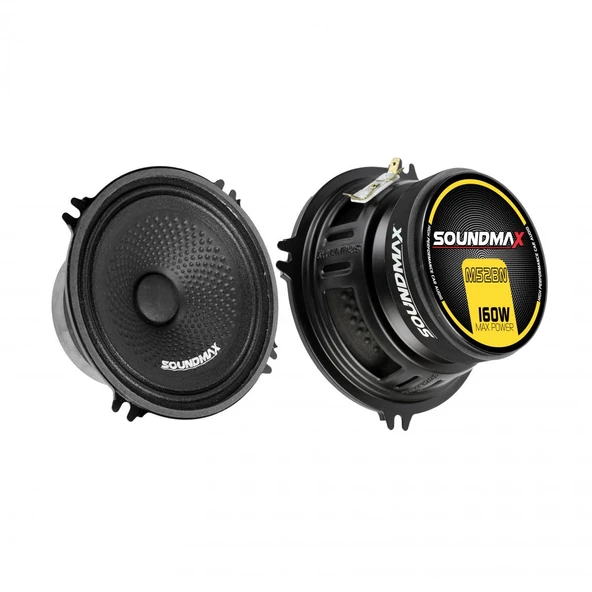 SOUNDMAX SX-M52BN-160W MAX-80W RMS-KALİTELİ-PROFESYONEL-YENİ SERİ 13 CM MİDRANGE HOPARLÖR ürün görseli 1