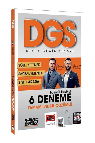 Yargı 2025 DGS Sayısal Sözel 2 si Bir Arada Fasikül Fasikül 6 Deneme Tamamı Video Çözümlü ürün görseli
