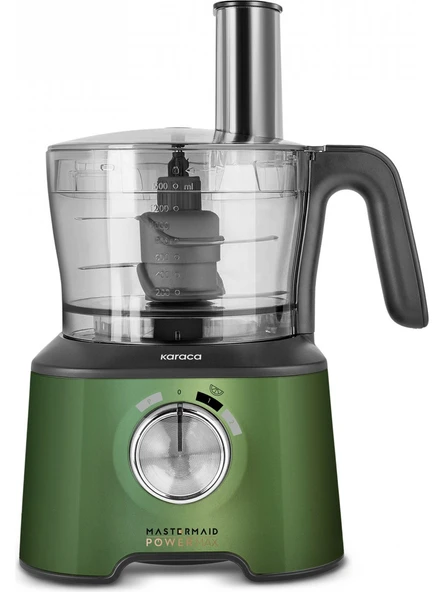 Karaca Mastermaid Power Max 11 In 1 2500W Mutfak Robotu Emerald Green