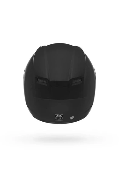 Qualifier Matt Black Mat Siyah Motosiklet Kaskı - Resim 5