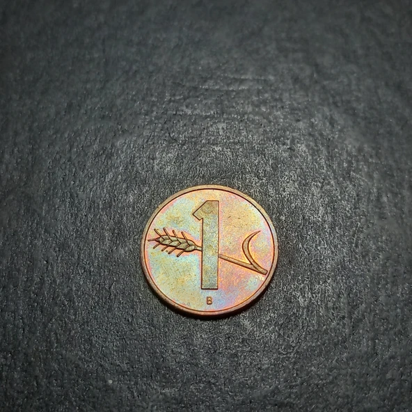Escoines Koleksiyon 3996368f41b35128c8 1989 B 1 helvetia İsviçre frangı 1 rappen Bronz çil para - 2
