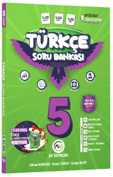 5. Sınıf Türkçe Soru Bankası Av Yayınları ürün görseli 1