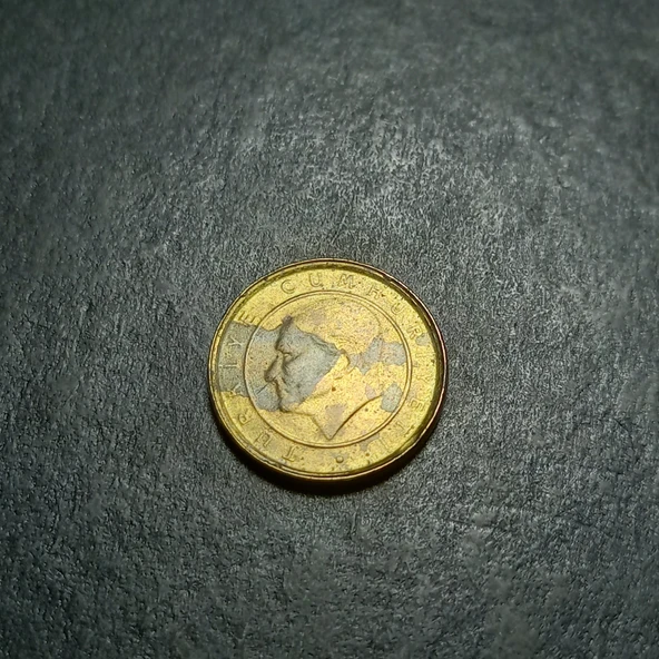 Escoines Koleksiyon 3996368f404f16b916 2005 1yeni kuruş eski madeni para - Resim 3