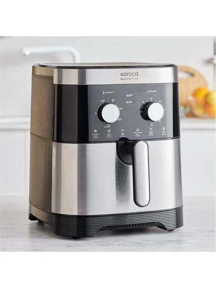 Karaca 9 Litre Ekstra Büyük Hacimli Airfryer 8 Kişilik Kapasite  Aile ve Kalabalık Sofralar İçin İdeal