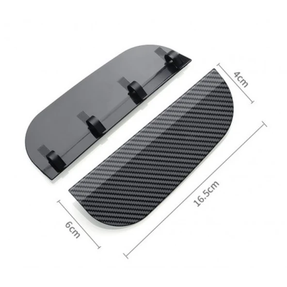 TİNEKE Araba Ayna Yağmur Koruyucu Siper Karbon Desenli