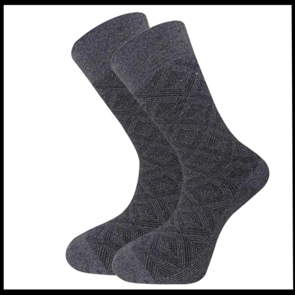 Uyguna-Yakala Erkek Çorabı Füme Pamuklu Havlu Kışlık-RAP.379 ürün görseli