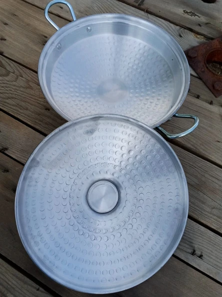 Aluminyum kulplu lüks görünümlü tava - Resim 2