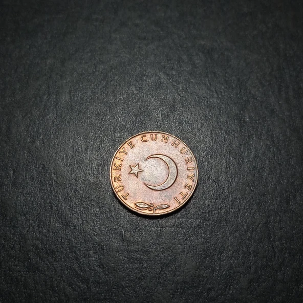 Escoines Koleksiyon 3996368f41e078eda1 1973 ççt+ 5 Kuruş eski madeni para - Resim 3