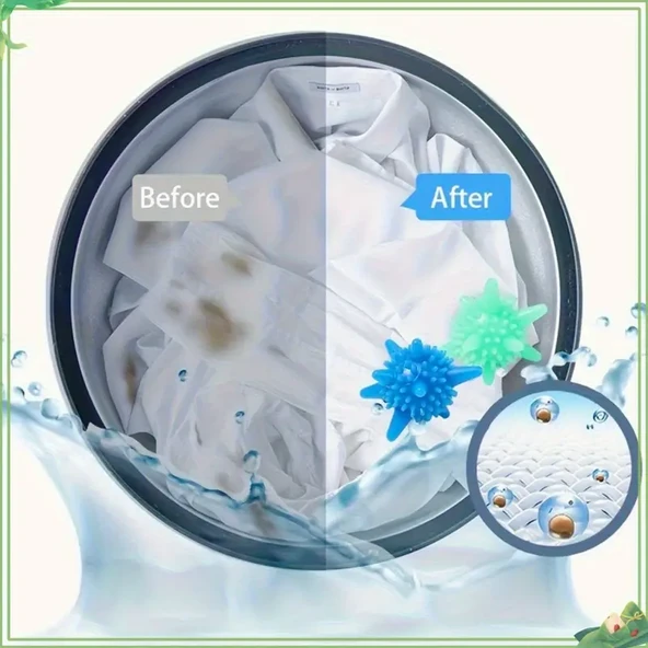 Mucit Home 5 Adet Çamaşır Makine Topu Lekelere Karşı Koruma, Karışıklık Önleme, Düğüm Önleyici - 4