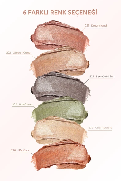 Pastel Glow Liquid Eyeshadow - Likit Far 226 Life Core - 4