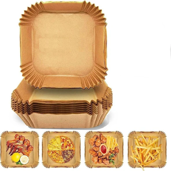 50 Adet Fritöz Pişirme Kağıdı ürün görseli 1