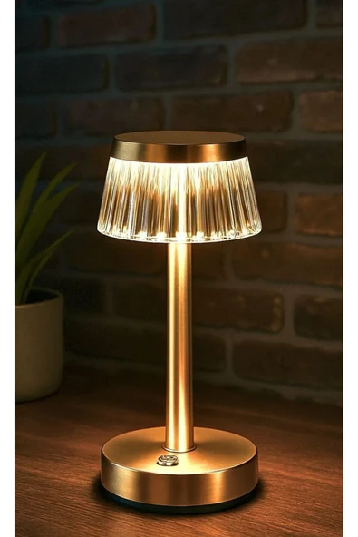 3 renk mod'lu dekoratif DOKUNMATİK şarjlı masa lambası ct-8434 ürün görseli