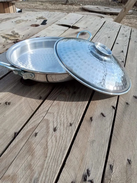 Aluminyum kulplu lüks görünümlü tava - Resim 4