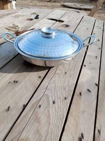 Aluminyum kulplu lüks görünümlü tava - Resim 5