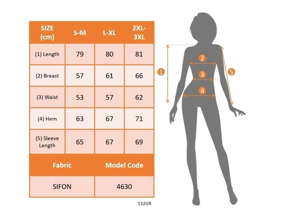 MDB Kadın Uzun Kollu Yakalı önden Düğmeli şifon Gömlek - Resim 7