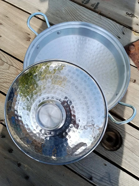 Aluminyum kulplu lüks görünümlü tava ürün görseli