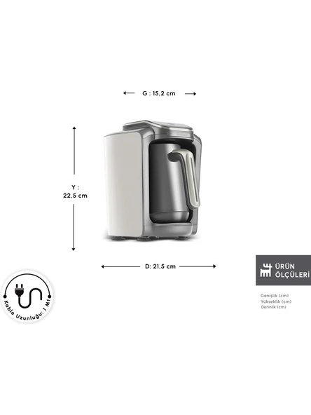 Karaca Hatır Neo Türk Kahve Makinesi Starlight - 2