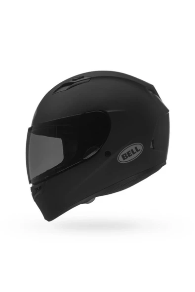 Qualifier Matt Black Mat Siyah Motosiklet Kaskı - Resim 3