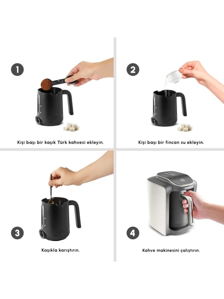 Karaca Hatır Neo Türk Kahve Makinesi Starlight - 5