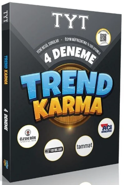 TYT 4 Deneme Sınavı Trend Karma ürün görseli