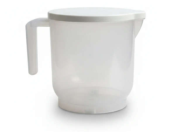Pratik Mutfak Ölçü Kabı - 2 Litre Dereceli Şeffaf Hazne BPA Free - 5