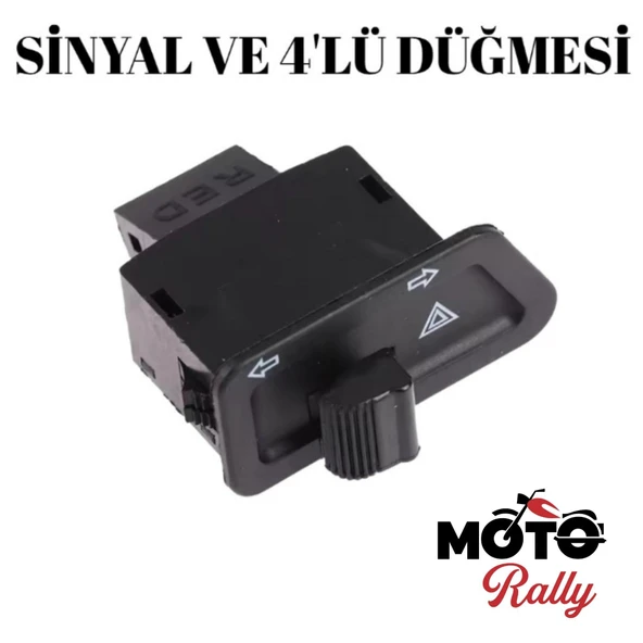 Motosiklet Sinyal Anahtarı 4 lü Özellikli 2869 ürün görseli
