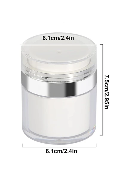 Mucit Home Şeffaf Krem Kutusu Doldurulabilir Pompalı Boş Krem Vücut Yağı Saklama Kutusu Cilt Bakım Seti ürün görseli