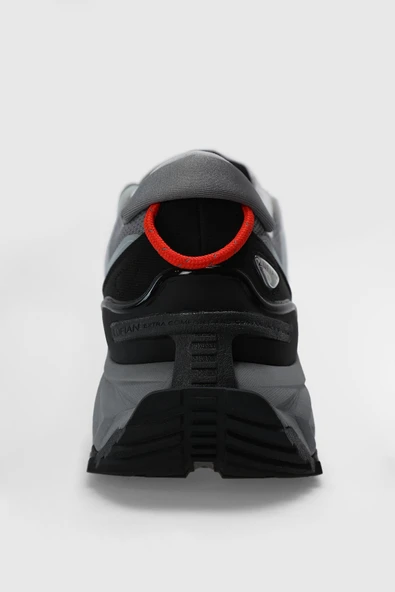 Lufian Siyah Fileli Erkek Spor Ayakkabı - Resim 5