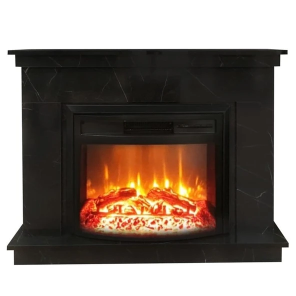 Dlc 1165 Ceningan 1800 Watt Mermer Desenli Dekoratif Elektrikli Şömine ürün görseli