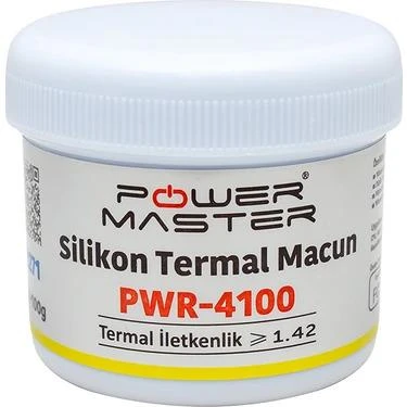 SİLİCON GRES 100 gr   ISI İLETİCİ  TERMAL MACUN PWR-4100 ürün görseli