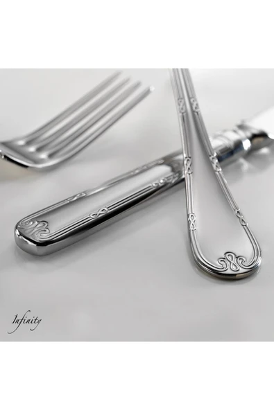 Hisar İnfinity 84 Parça 12 Kişilik Çatal Kaşık Bıçak Takımı - 5