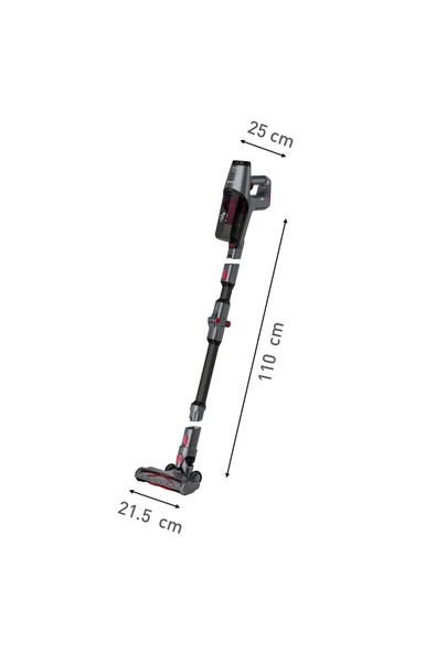 TEFAL TY6973TR X-Pert 3.60 Flex 150 Air Watt Şarjlı Dikey Süpürge - Resim 8