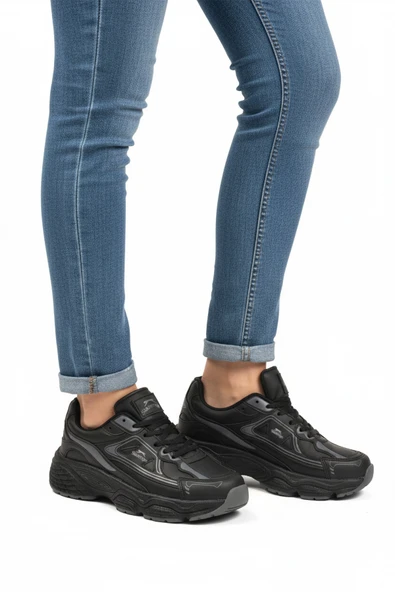 Slazenger Siyah Bağcıklı Unisex Spor Ayakkabı ürün görseli