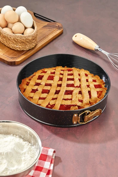 Cooker 24 cm Kelepçeli Kek ve Pasta Kalıbı - Resim 5