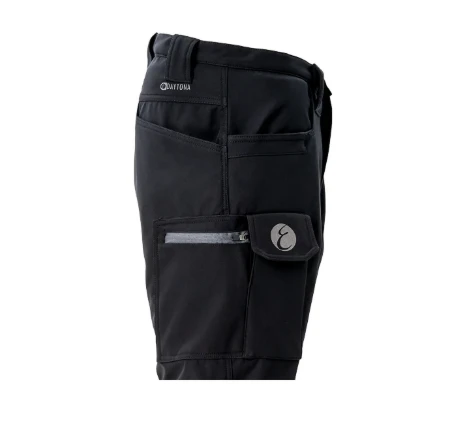 Motofit-Emporium Daytona Softshell Polarlı Motorcu Pantolonu Siyah - Resim 3