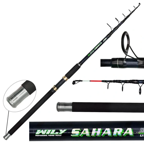 Wily Sahara 400cm 200 gr Tele Surf Kamış - Resim 3